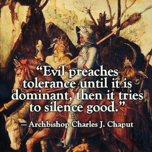 Tolerance of Evil 1
