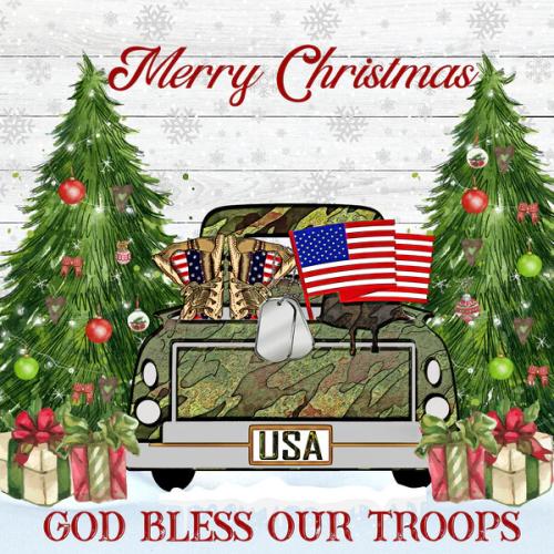 Merry Christmas to our Troops veterans military