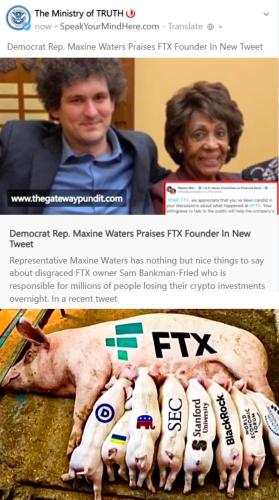 Add Maxine Waters to the list of Uniparty Piglets