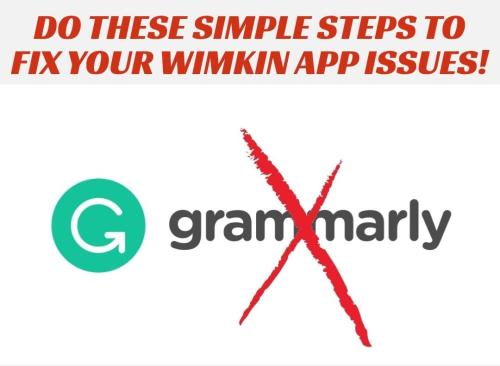 Fix your Wimkin app!