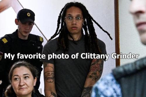 My favorite photo of Clittany Grinder