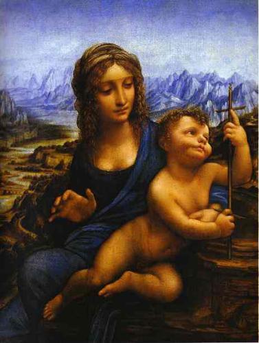 Leonardo da Vinci - Madonna of the Yarnwinder