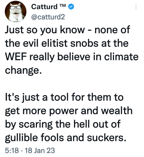 Catturd on the WEF and climate change