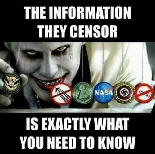 the information they censor