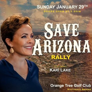 Scottsdale, Arizona - January 29, 2023 - Save Arizona Rally