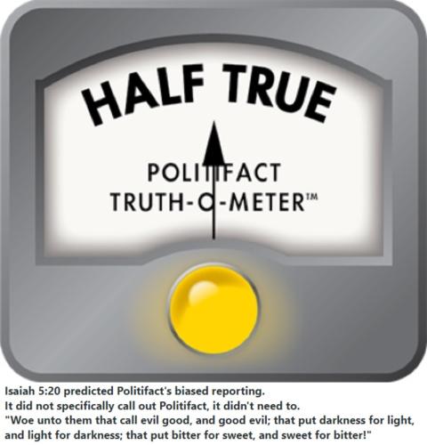 Fact checking Politifact