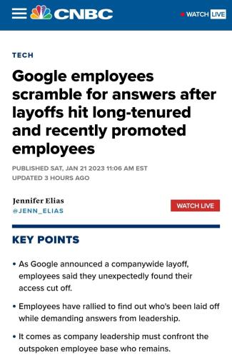 Big Tech is going down.