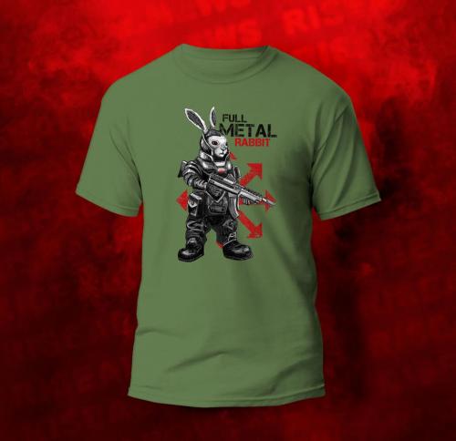 RA-Full-Metal-RAbbit-Khaki-Tee