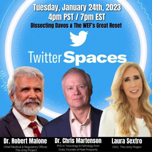 Webinar - January 24, 2023 - The Unity Project - Dissecting Davos and the WEF's Great Reset