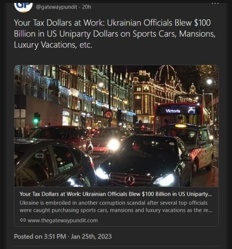 ukraine waisting our money