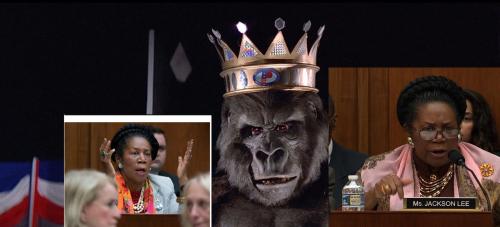 Sheila Jackson Lee planet of the apes