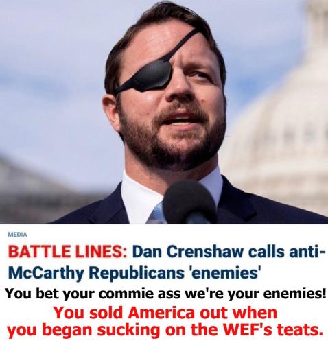 Brown Noser Crenshaw You bet your commie ass we're you're enemies!