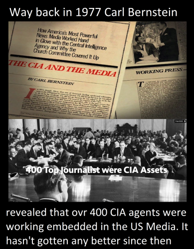 #400 CIA agents are WORKING in media