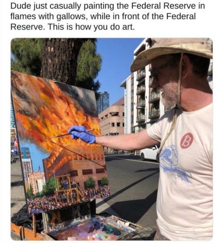 Federal Reserve artist