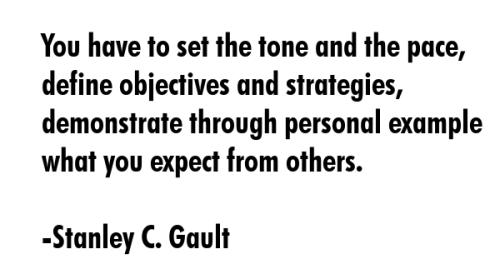 1-Leaders set the Pace