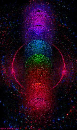 ! Glistening balls of light