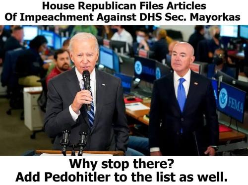 House Republican Files Articles Of Impeachment Against DHS Sec. Mayorkas