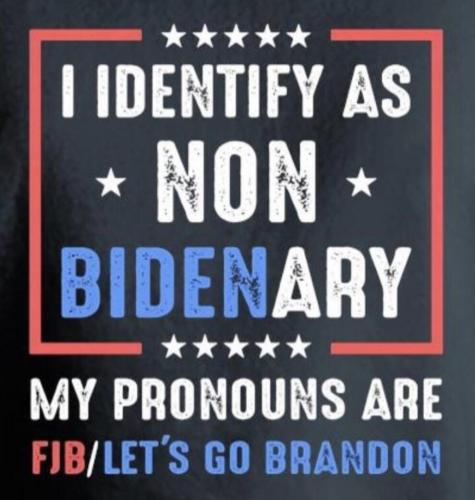 I identify as non Bidenary