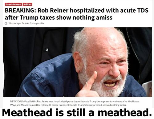 Meathead Hospitalized with Acute Trump Derangement Syndrome 1146px