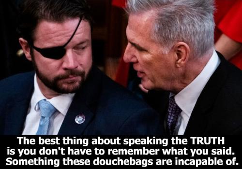 The best thing about speaking the truth Crenshaw and McCarthy