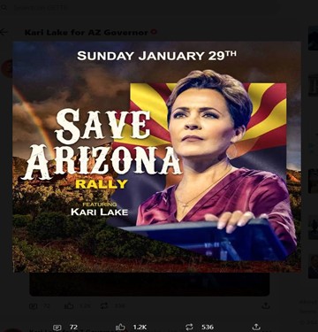 Arizona - January 29, 2023 - Save Arizona Rally