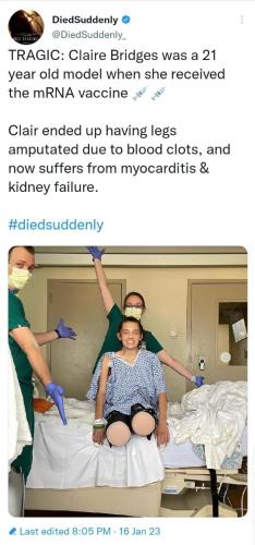 died suddenly claire