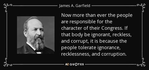 JAMES GARFIELD QUOTE