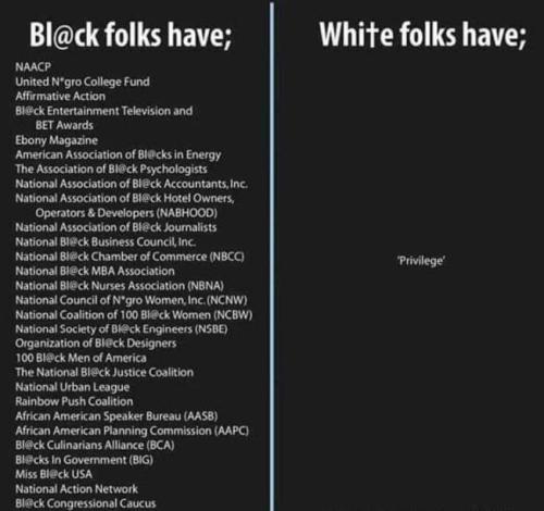black vs white