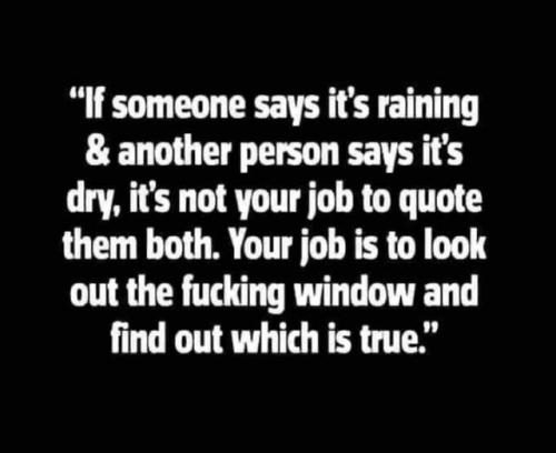 someone says
