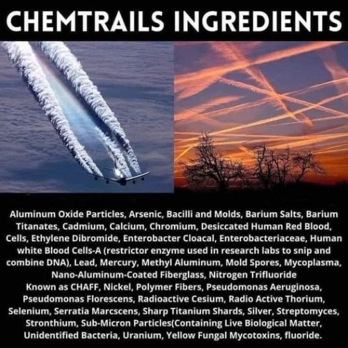 Chemtrails ingredients