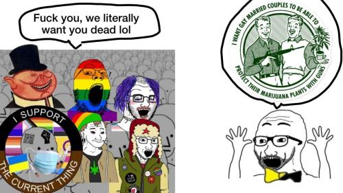 Sometimes it's hard to tell the difference between a wokester and a Libertarian.