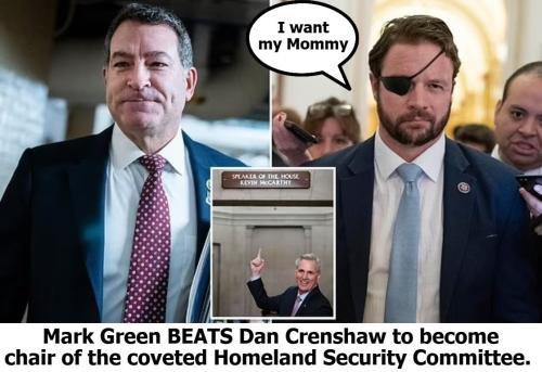 Dan Crenshaw wants his Mommy