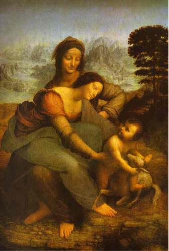 Leonardo da Vinci - Virgin and Child with St. Anne