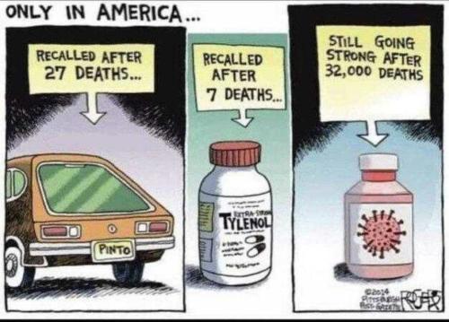 Only in America recalls