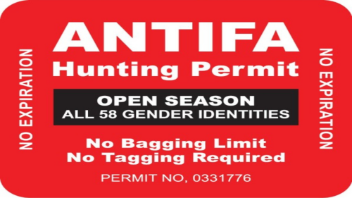 Antifa Hunting permit Bitchute video cover