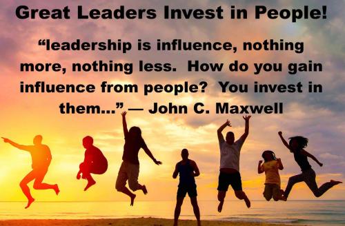 1-Leaders Invest in others