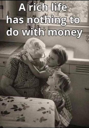 Rich Life has nothing to do with money