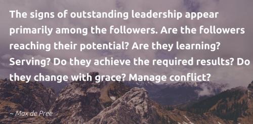 1-Signs of Great Leadership