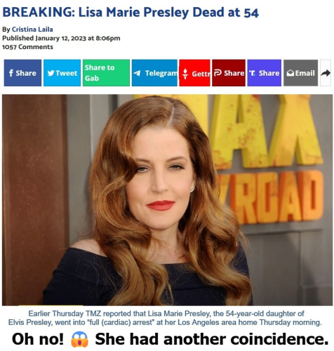 Breaking Lisa Marie Presley has died
