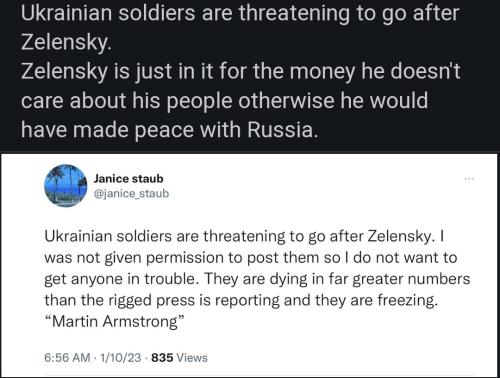 Ukrainian soldiers are threatening to go after Zelensky