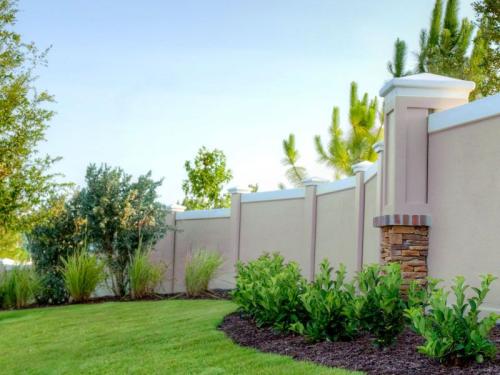 Precast Concrete Perimeter Fencing for Commercial Concrete Fence Projects in Texas
