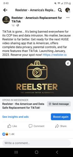 Get Involved in Reelster