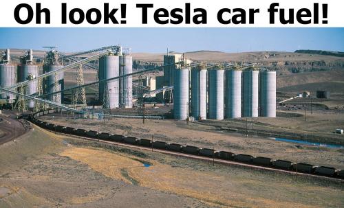 Oh look electric car fuel