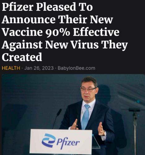 Pfizer vax created