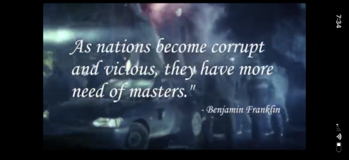 BENJAMIN FRANKLIN QUOTE NEED OF MASTERS