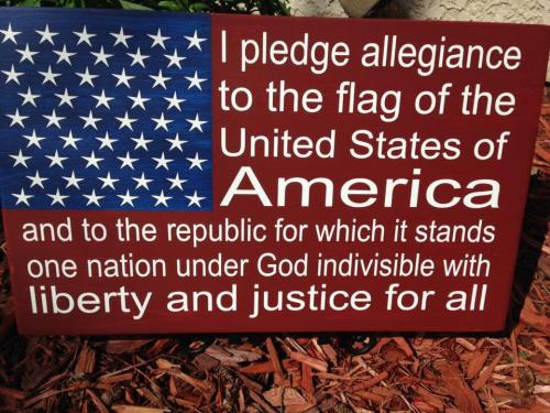 pledge to flag 115