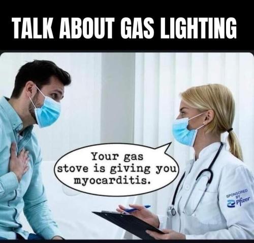 Gas lighting myocarditis