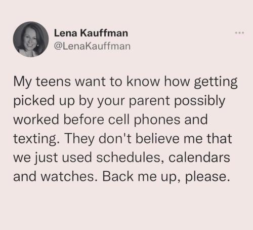 no cell phones