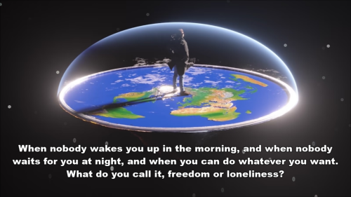 flat earth lonely