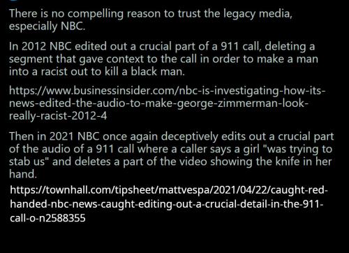 DON'T TRUST THE LEGACY MEDIA